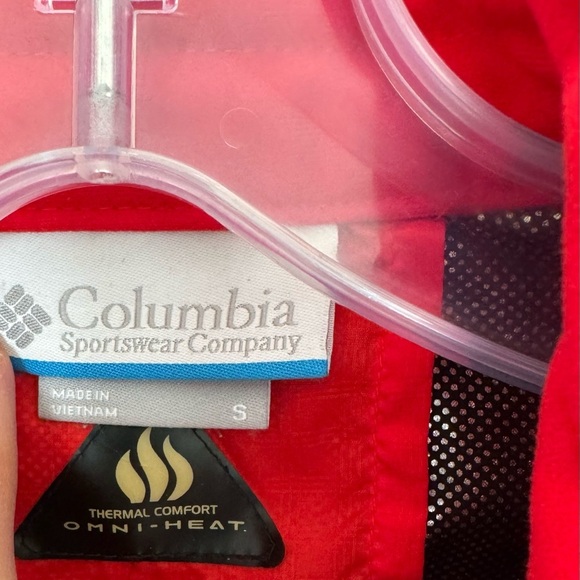 Columbia Women's Mighty Lite Winter‎ Jacket Red Size Small EUC Omni Heat - Picture 3 of 13